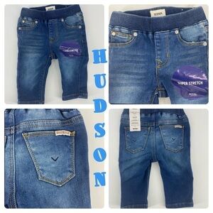 Hudson kids Rosie Pull On Skinny Ankle Jeans denim pants stretchy
